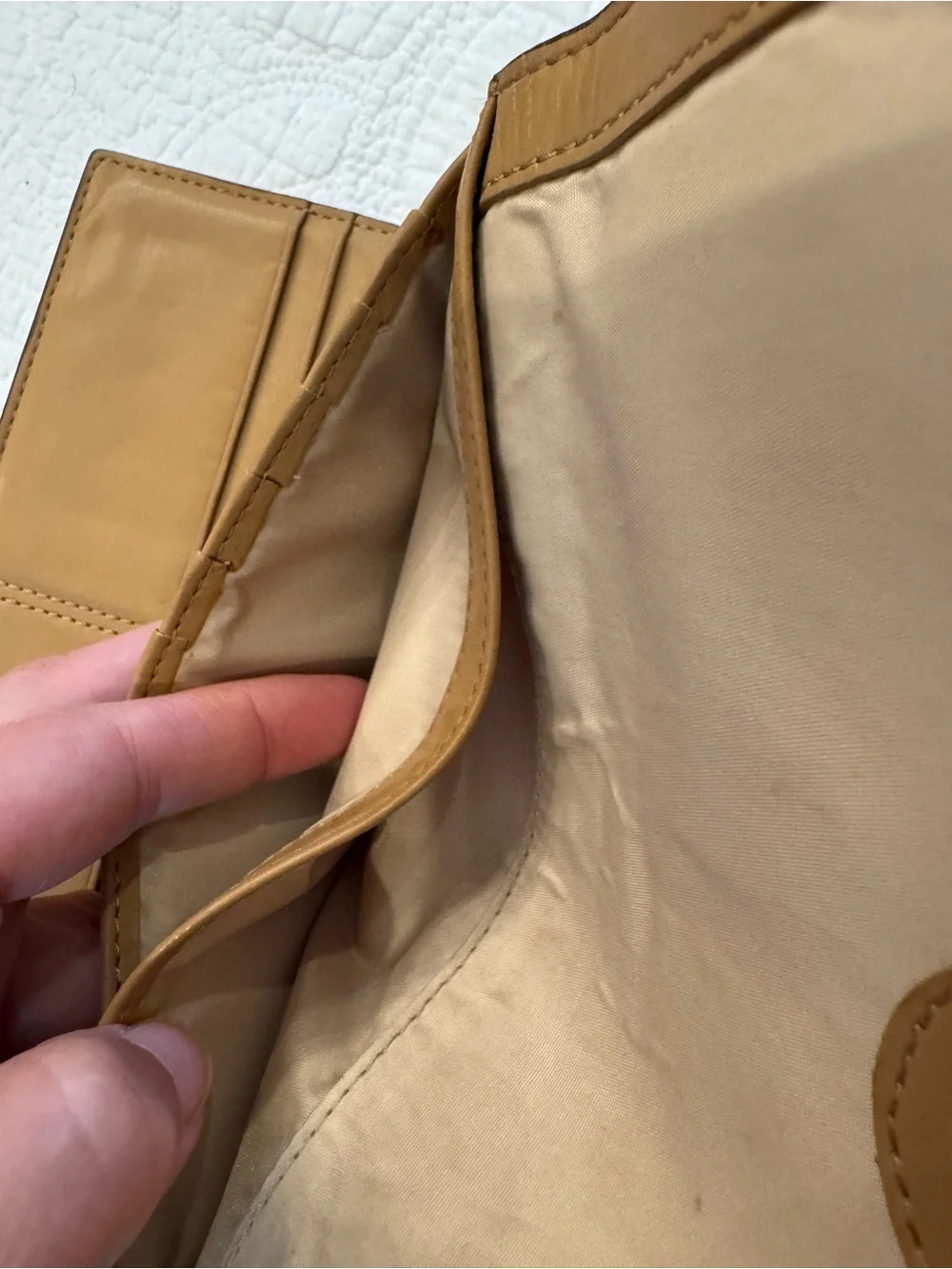 Coach Red Pebled Leather Turnlock Continental Wallet - Picture 8 of 8